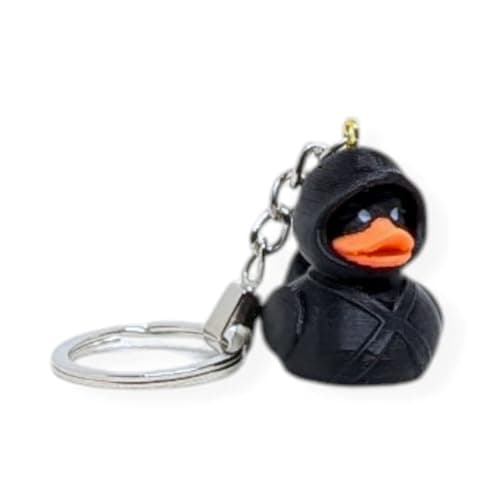 Funny Duck Animal Keychain – A Playful Mini Key chain That Brightens Your Daily Look, Keychain Ring & Backpack Accessory, Fun Gift for Men and Women, Mini Figure