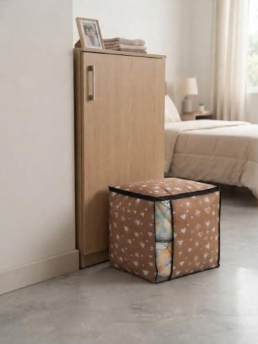 Super Jumbo Storage Bag for Blankets and Clothes Extra Large Home Organization Bag for Bedding Comforters Pillows and Seasonal Garments Blue Color
