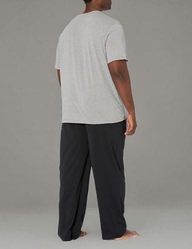 Fruit of the Loom Men's Pajama Set, Grey Heather, S