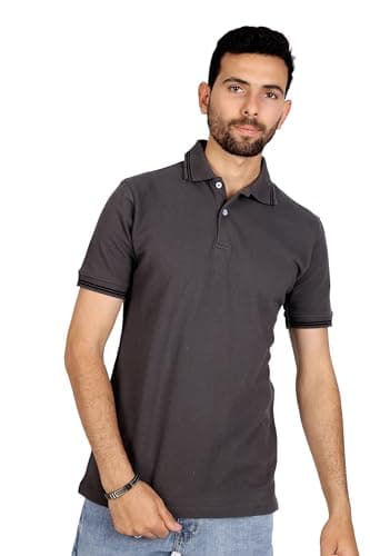 FIRE WOOD Mens Basic with two stripes at the collar Classic Shirt