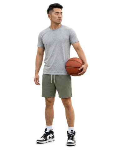 Ajyal Nay Men Olive Sports Shorts | Olive Colour, Drawstring Waist