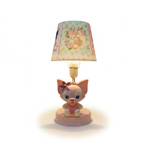 Table Lamp Desk Lamp For Study And Bedside Reading Eye-Caring Soft Light Foldable Body With Power Switch Stable Fixed Base For Kids Room Bedroom Office (Pink)