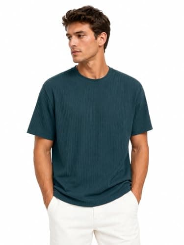 CAESAR Mens Men's plain crew neck t-shirt Men's plain crew neck t-shirt