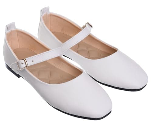B&W womens B&W-W091-White Sneaker