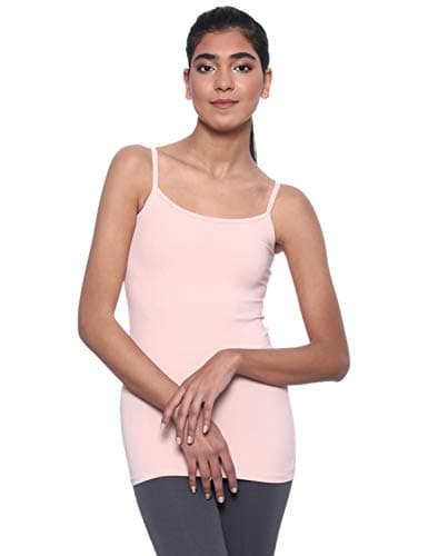 Dice womens Spaghetti-Strap Solid Top, Rose, M Shirt