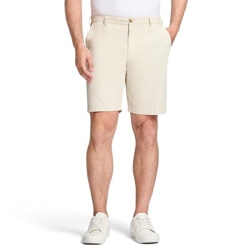 Izod Men's Saltwater 9.5" Flat Front Chino Short