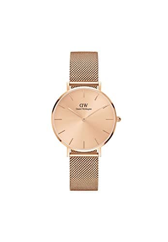 Daniel Wellington Watch for Women, Japanese Quartz Movement, Analog Display, Rose Gold Stainless Steel Strap-DW00100471