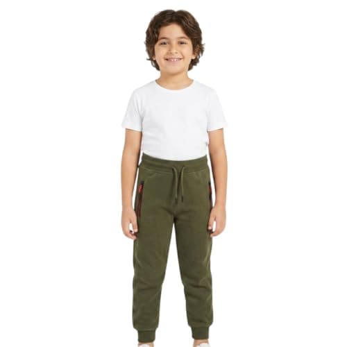Red Circle Shorts with pocket and zipper Kids olive 14