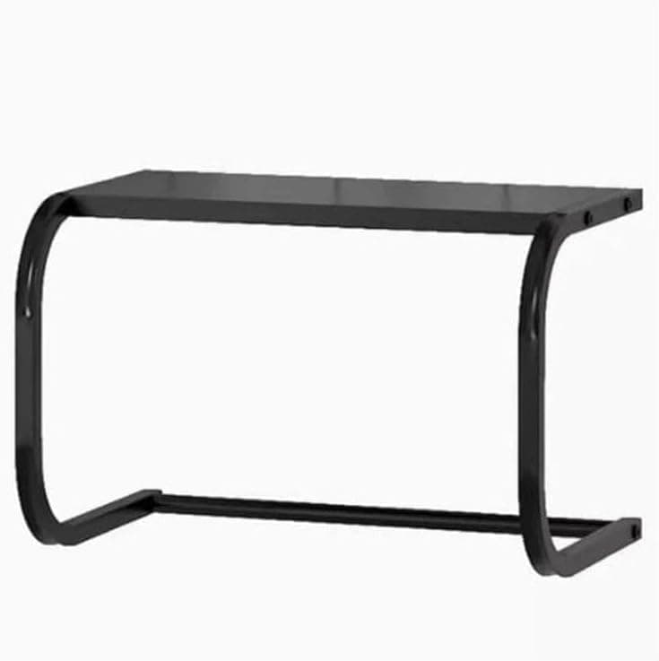 2-Tier Metal Microwave Rack Space-Saving Kitchen Organizer Storage Shelf
