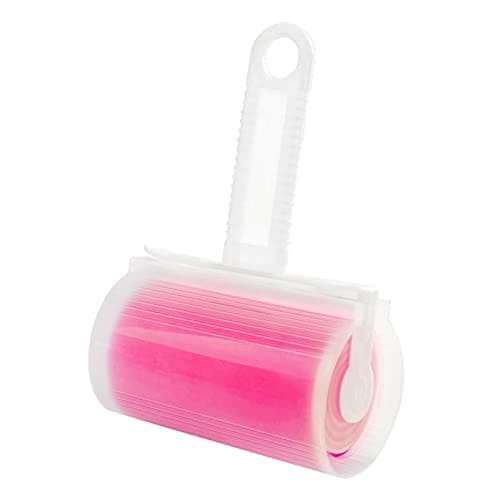BAOLE Sticky Plush Roller | Reusable Washable Pet Hair Remover with Lid | Portable Lint Rollers for Clothes Pet Hair Car Seats Sheets