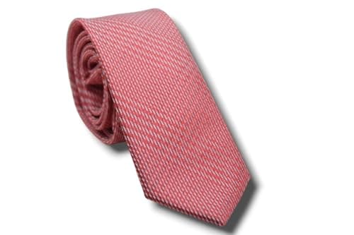Marco Capelli Necktie For Men Burgundy-White 6CM M6