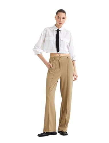 KOTON womens High Rise Suit Trousers (pack of 1) Pants