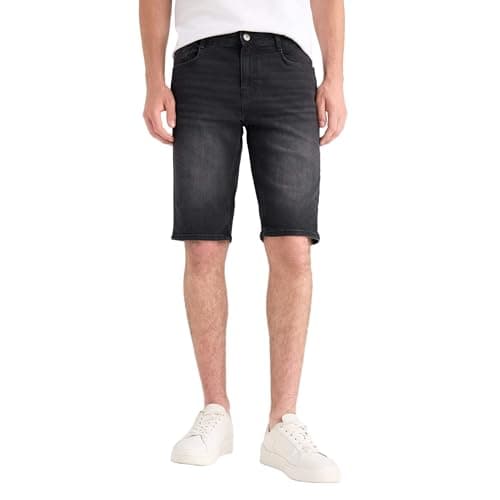 DeFacto mens Special Collection Denim Regular Fit Bermuda E5979AX Shorts