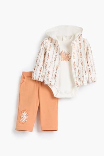 junior Girls Printed Pajamas Set (Body & Jacket & Printed Pants) Pajama (pack of 1) Apparel