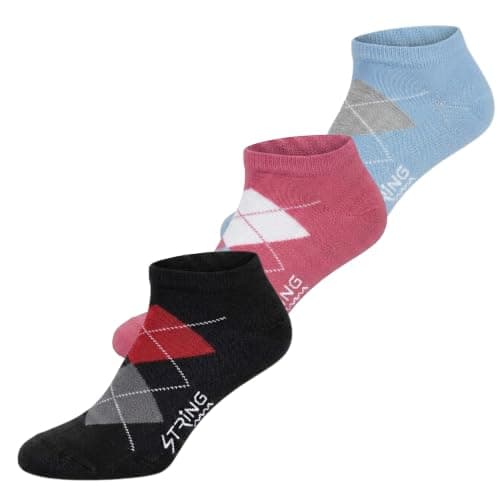 Set Of (3) Cotton Ankle Socket Socks For Women