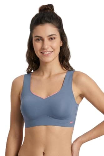 Carina Seamless Lace-Trim Back Bra