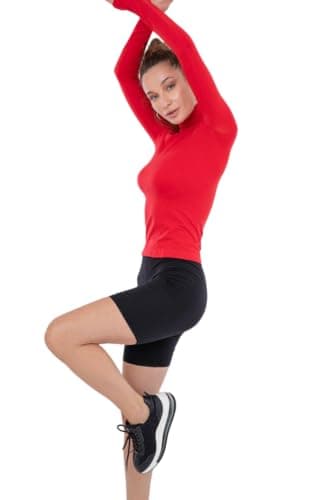 CARINA Womens lim Fit Cottoneggingshort Shorts