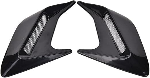 2 Pcs Black Fake Car Air Vent Stickers - Scorpion Fashion Sports Design Sticker decal