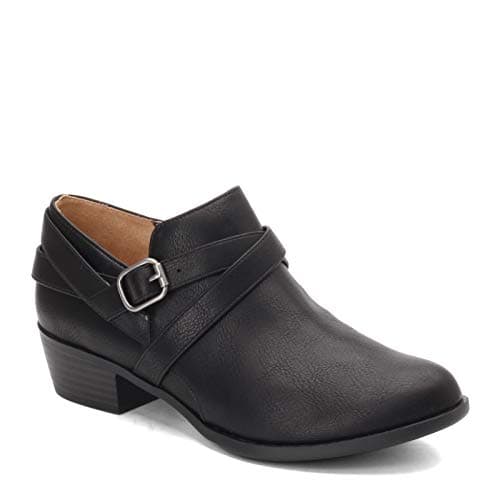 LifeStride Women's Adley Ankle Boot, 0, Black, 37 EU Large