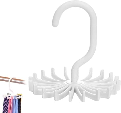 360 Rotating Scarf and Tie Hanger Closet Organizer Space Saving Rack Clothes hanger