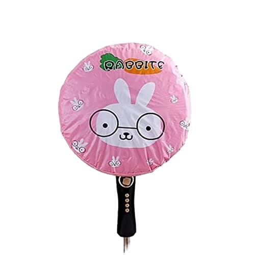 Waterproof Dust & Moisture Proof Fan Cover for Dogs (Rabbit Pink) Electric fan