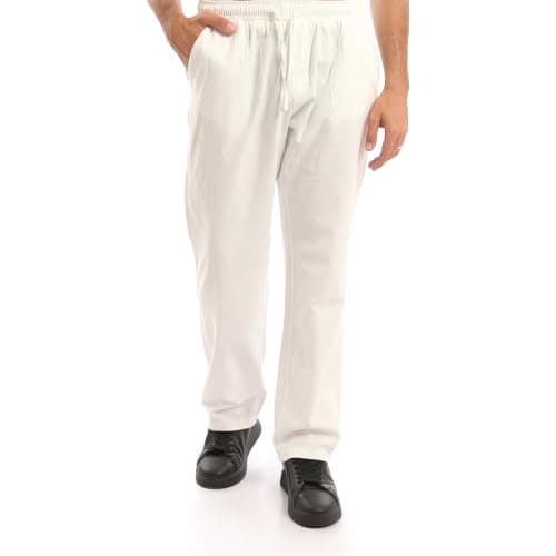 Andora Mens Textured Linen with Side Pockets Pants (pack of 1)