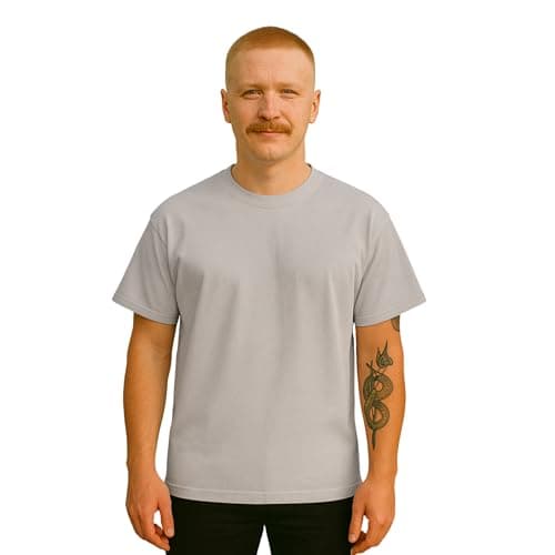 White Classic Mens Short Sleeve Shirt Oversize T-shirt