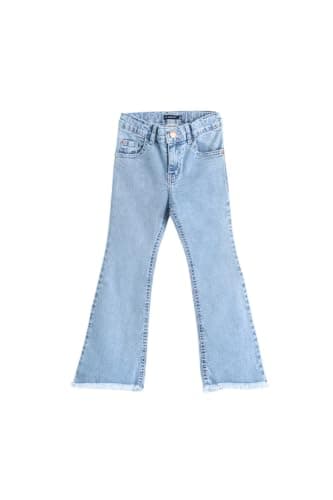 Junior Kids Medium Grey Wide Leg Pant, M.GREY, 10