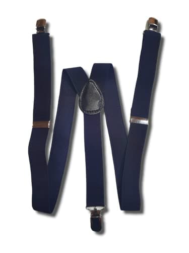Kanda Suspenders For Men slim - Dark Navy, One Size