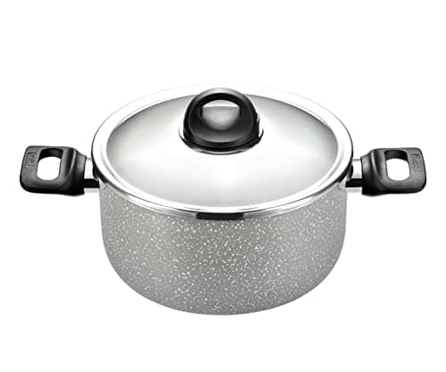 Tefal cook natural stewpot with stainless steel lid, size 18 cm, grey - 220900001