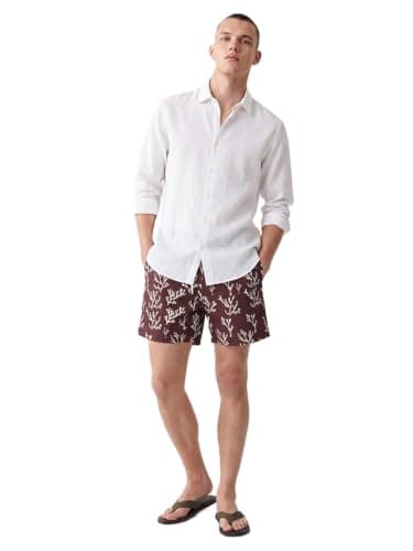 LC WAIKIKI Short Patterned Men's Swimming Shorts