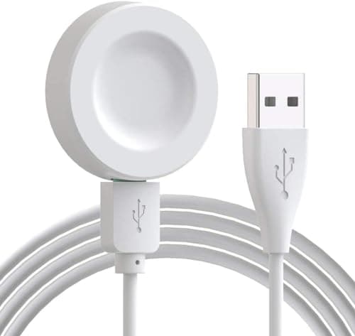 ELMO3EZZ Replacement Wireless Charging Dock for Huawei GT 2 Pro,GT2 ECG,Watch GT 3/GT 3 Pro,Compatible with Huawei Watch 3/3 Pro,Watch GT Runner,Watch D USB Charger 100cm - White Cellular phone case