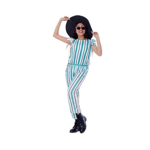 BEBO GIRLS SALOPETTE TROUSERS 1/2 STRIPPER 14 YEARS - GREEN One piece outfit