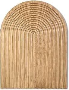 22 x 32 cm Bamboo Wood Tri Multi Use for Serving Cups, Mugs, Candles and Organizing Accessories, Stylish Design for Decoration and Product Photography. Tray