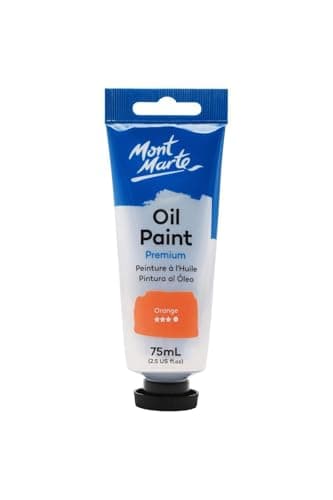Mont Marte Premium Oil Paint 75ml (Orange)