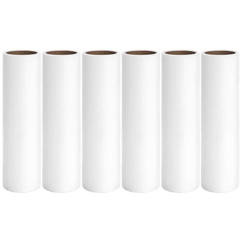 MINGRACE 3.6 inch Lint Roller Refills for Retractable Travel Lint Roller, 6 Rolls by 40 Sheets/Roll Total 240 Sheets, Extra Sticky and Super Easy Peel Lint remover
