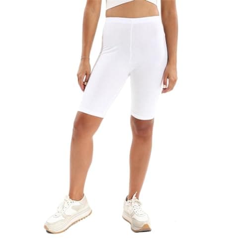 Mesery White Plain Long Short