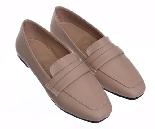 B&W womens B&W-W084-Beige Sneaker