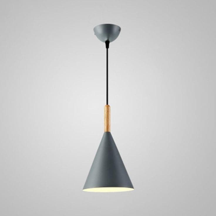 Generic Pendant Light 1 Bulb Without Bulbs 25 * 15 * 25 cm Teal Light fixture