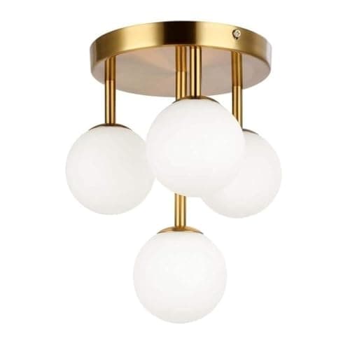 Generic Pendant Light 4 Bulb Without Bulbs 50x30x50cm Gold Light fixture