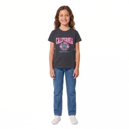 Andora Girls Regular Fit Slip On Printed T-Shirt (pack of 1)