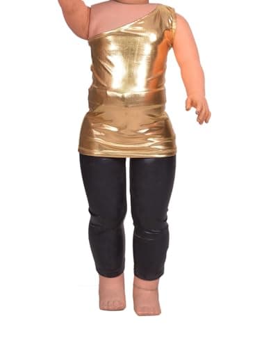 Disco Leather Body Shoulder for Girls-4 Shirt