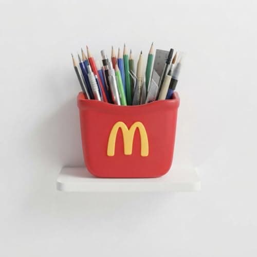 Adhesive Potato Multi-Purpose Organizer for Brushes Cutlery and Pens