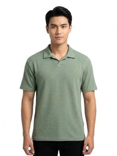 CAESAR Mens Men's plain t-shirt with collar Men's plain t-shirt with collar Outerwear