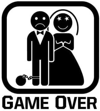 GAME OVER Black Wall Sticker For Party And Event Decoration 10x15cm