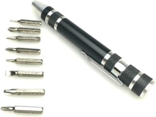 8-in-1 Magnetic Precision Pen Screwdriver Multi-Tool for Phone Repair