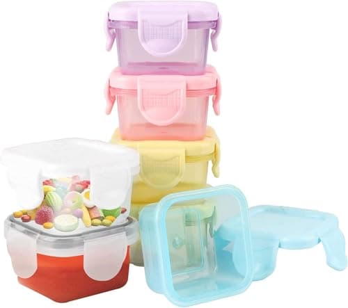 4-Pack Small Plastic Sauce Containers with Tight Lids Leakproof for Honey Ketchup Snacks Ideal for Kids Lunchboxes School and Work