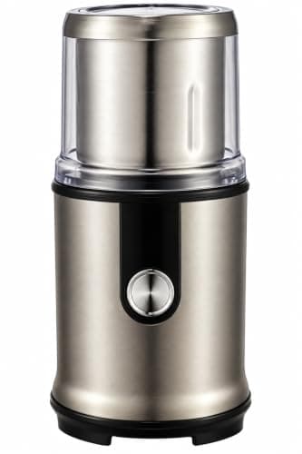 ARSHIA 3174 Titanium Grain Grinder with Powerful High-Speed Motor, Durable Stainless Steel Grinding Chamber, Precision Blades and Compact Design for Coffee, Herbs, Spices and Grains Electric food mill grinder