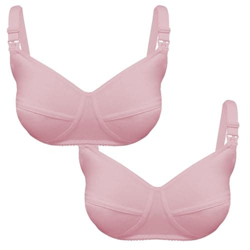 Lasso Womens Cotton Set Of 2 Pieces Maternity Nursing Bra Bra (pack of 1)