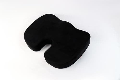 Memory Foam Chair Cushion with Gel Cooling – Comfortable Seat to Reduce Long Sitting Pain and Lumbar Support